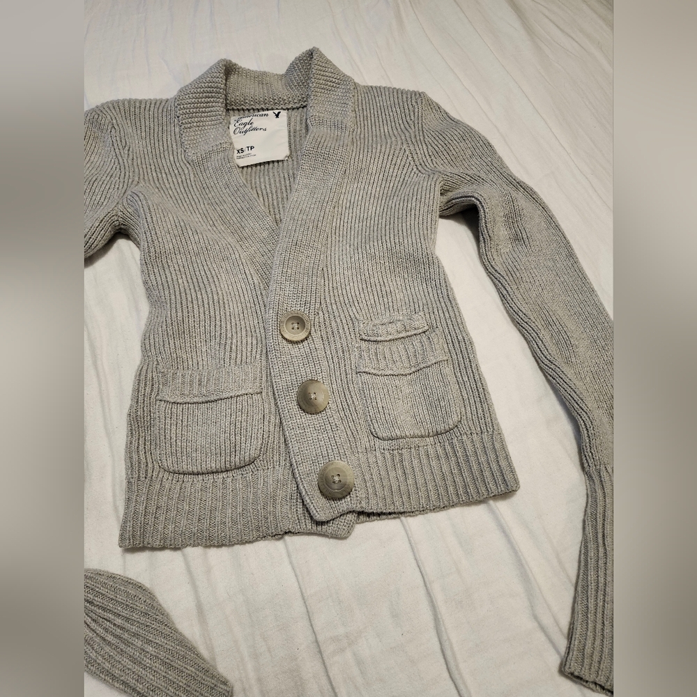 American Eagle Outfitters Women's Light Gray Sweater XS - Picture 3 of 6